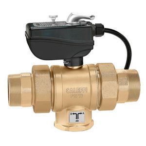 Gemotoriseerd 3-weg zoneventiel l-boring ip65 230v 1