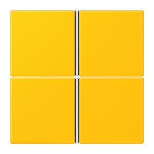 Tastafdekking F40 4-voudig compleet LC4320W KNX