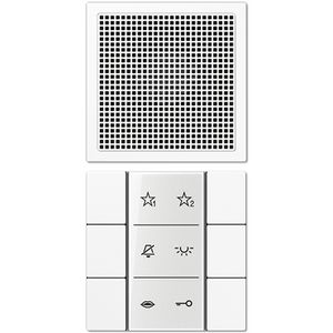 Audio binnenstation modulair LS alpinwit