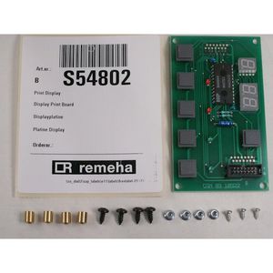 Remeha display Quinta S54802