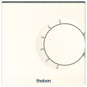 Elektronische thermostaat, basis, opbouw, wit