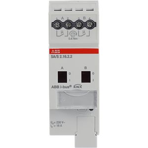 Schakelaktor standaard KNX 2-voudig 16A 230V AC (SA/S2.16.2.2)