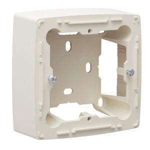 Enkele opbouwdoos alle inbouwapparaten Original-reeks cream