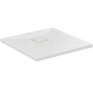 Douchbak ULTRA FLAT EVO vierkant 700x700x35mm in glanzend wit afwerking, zonder waste