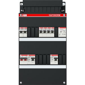 Groepenkast 4 groepen achter 2x 30mA+FT+HS 1-fase 1SPF006907F0319