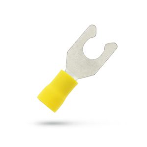 Kist a 100st. Klemvorkkabelschoen geisol. M6 4,0-6,0mm² PVC