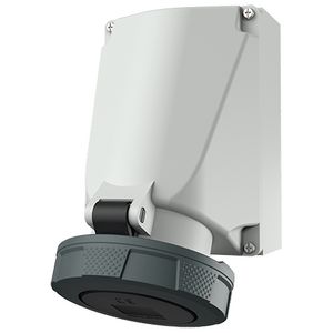 Wandcontactdoos 63A 5-polig  7H 500V IP67