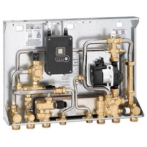 Distributie-unit lage temp. gesch. CV+SWW 40kW + pomp