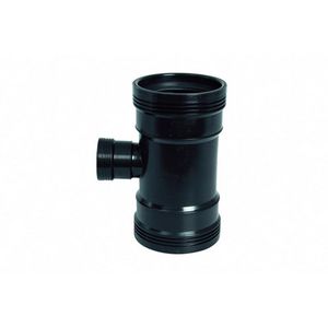 Wafix PP manchet verloop T-stuk 88° 110x75mm zwart 3x mof