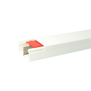 Lengte a 2m. Leidingkanaal KK 90x40 kabelkoker wit