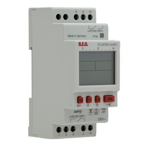 Tijdschakelklokken ASTRO-NFC DIN-rail montage grijs IP20 2Ka