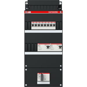 Groepenkast 8 groepen achter 2x 30mA + HS 3-fase 1SPF006909F0253