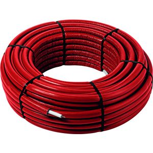 Rol a 75mtr. meerlagenbuis SMARTPRESS 20x2,3mm rood isolatie 6mm 4705.5