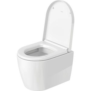 Starck Me closetzitting m.deksel wit RVS schar. m.softcl.
