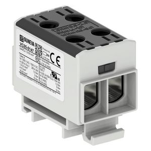 Aansluitklem OTL zwart 15-50mm² 2xAl/Cu