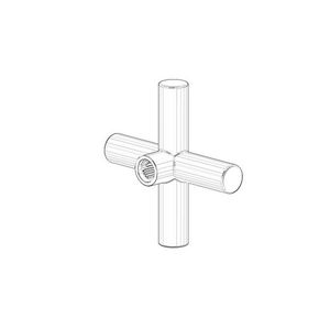 Greep 70x70x22,5mm chr