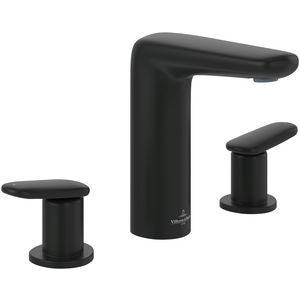 Driegats wastafelkraan Antao Matt Black