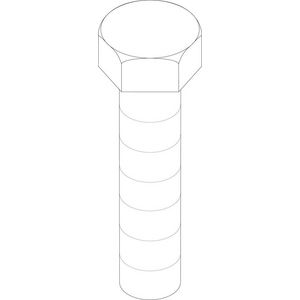 Set a 8 st. zelftapschroeven M10x25 SW16
