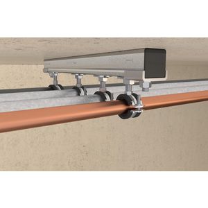 Pijpbeugel FRS 1 1/2" M8 RVS A2 VVE=25
