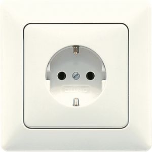 Wandcontactdoos wit m.R/A KI slag-en trekv.100x100