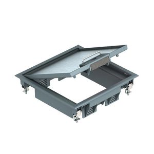 Inbouweenheid kanaalmontage 217x217x61 polyamid grijs