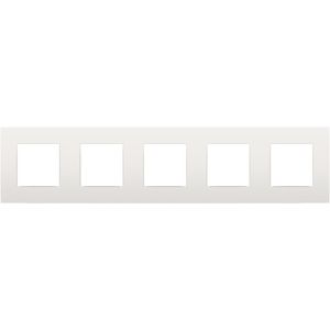 Vijfvoudige afdekplaat hoh 71mm Intense white