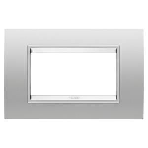 LUX PLAAT-VAN METAAL-4 MODULE-MAGNETISCH GRIJS-BINNE