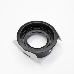 Downlight ring rond verdiept 85(79)mm zw +blad 42180261