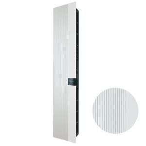 Elektr. designradiator E-Comfort Mikado 1100x230mm 500W Wit