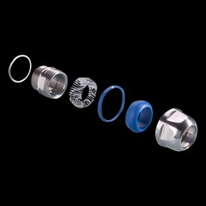 EMC-kabelwartel RVS M16x1,5 drl 7-11mm