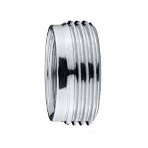 Verloopnippel messing verchroomd 1/2X3/4 33630511