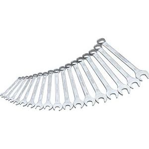 Set ring/steeksleutels 17 stuks