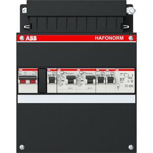 Groepenkast 3 groepen achter 2x30mA + T + HS 1-fase 1SPF006907F0121