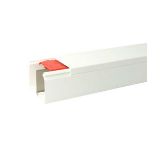 Lengte a 2m. Leidingkanaal KK 90x60 kabelkoker wit