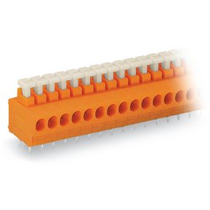 Printklem Drukknop 1,5mm² oranje 235-102 VVE=130