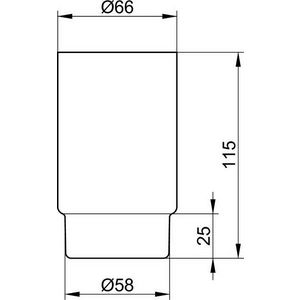 Plan glasdeel kristal