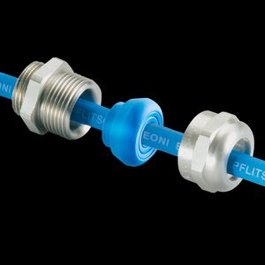 Wartel RVS M25x1,5 met uitsnijdbare uienring drl 6-20mm