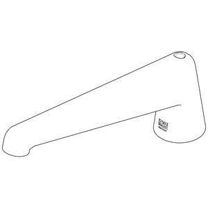 Uitloop 220mm, 25,2l/min. chr 90119002000-00