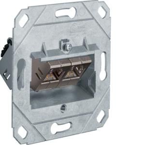 Datamodule 2x RJ45 Cat.6 patch/patch