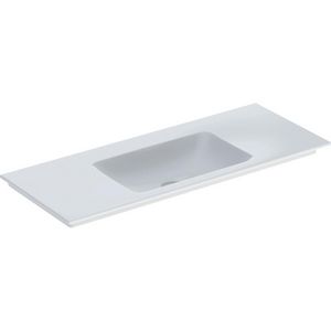 Meubelwastafel afleg L/R 120x48cm zonder kraangat wit Keratect ONE