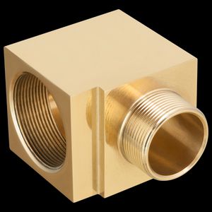 Adapter 90° messing 1/2"NPT naar M20 ATEX