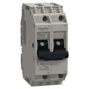 Beveiligingsautomaat 2P 2A TeSys GB6 VVE=3