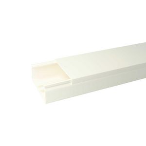 Lengte a 2m. Leidingkanaal KG 110x40 kabelkoker wit