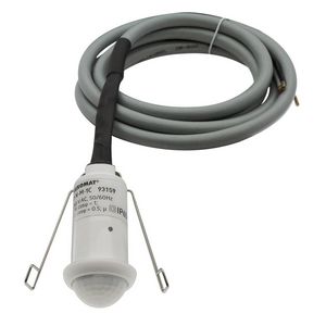 Mini Aanwezigheidsmelder 360gr. IB wit IP65 10m 1Kanaal
