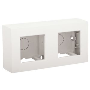 2-voudige opbouwkit 2 inbouwfuncties white