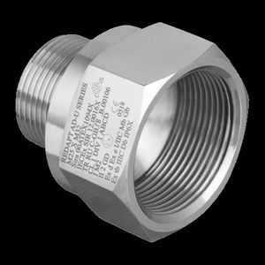 Adapter 1"NPT naar M40 RVS ATEX