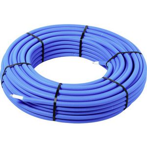 Rol a 75mtr. meerlagenbuis SMARTPRESS 20x2,3mm met mantel blauw 4704.1