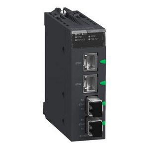 Ethernet RIO glasvezel omvormer SM/LC 2 kanalen 10