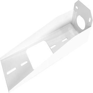 Haakse wandbeugel NexiTech wit metaal