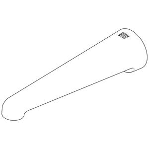 Uitloop 210mm, 4,54l/min. chr